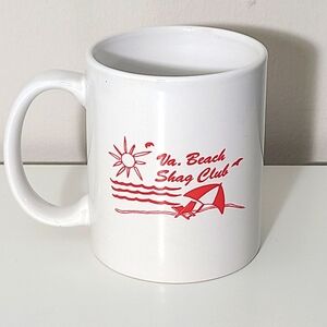 (5/$25) Virginia Beach Shag Club Ceramic Coffee Mug - VB Breakfast Oceanfront VA